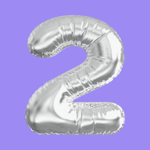 3D Silver Folie Balloon Stencil - Brain2Canvas