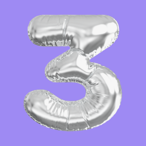 3D Silver Folie Balloon Stencil - Brain2Canvas