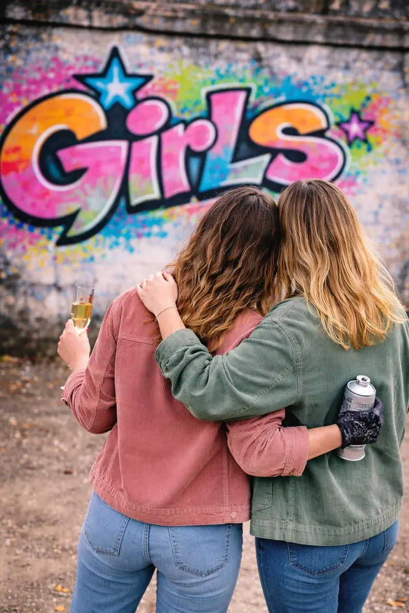 Junggesellinnenabschied Graffiti Workshop Hamburg – kreatives Streetart Erlebnis von Brain2Canvas