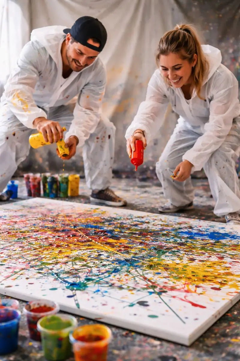 Action Painting für Team Events